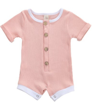 Baby Kid Girls Boys Solid Color Rompers Wholesale 23041317
