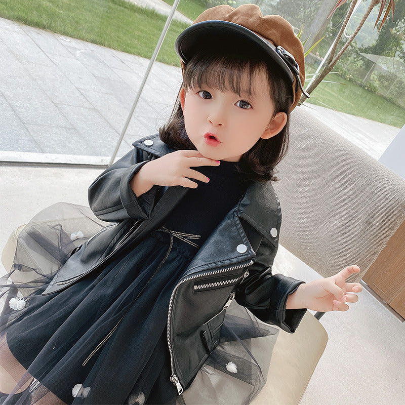 Baby Kid Girls Solid Color Jackets Outwears Wholesale 22022321