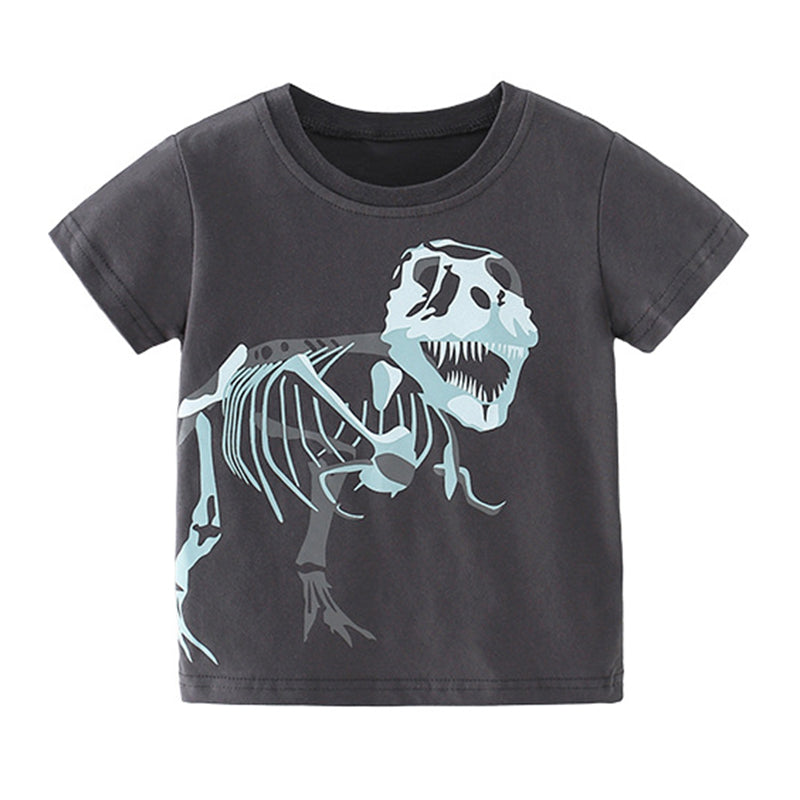 Baby Kid Boys Cartoon Print T-Shirts Wholesale 220505485
