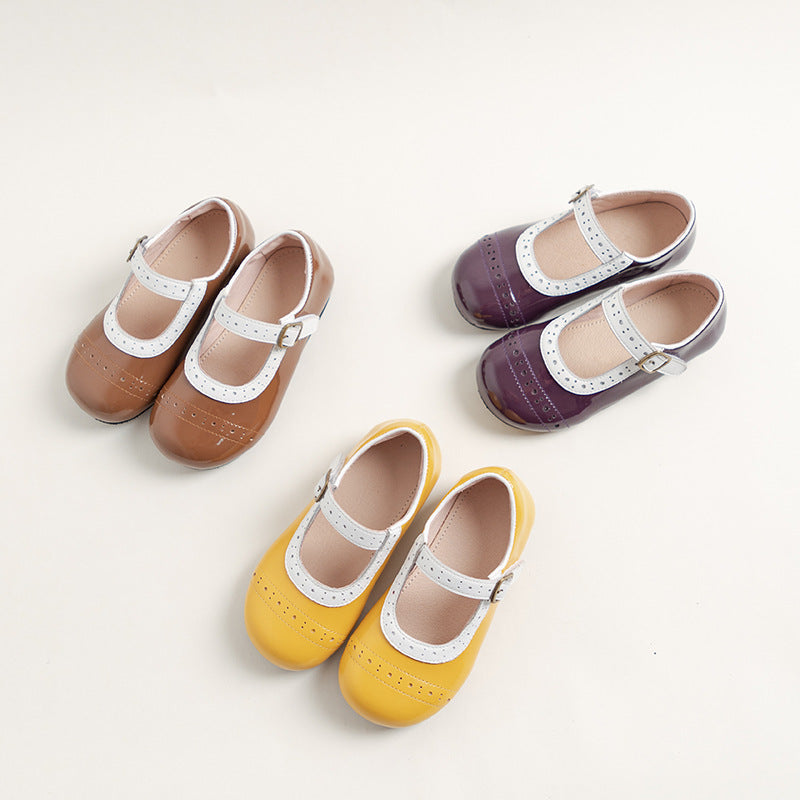 Girls Color-blocking Shoes Wholesale 220726491