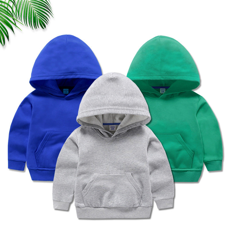 Baby Kid Girls Boys Solid Color Hoodies Swearshirts Wholesale 22082326