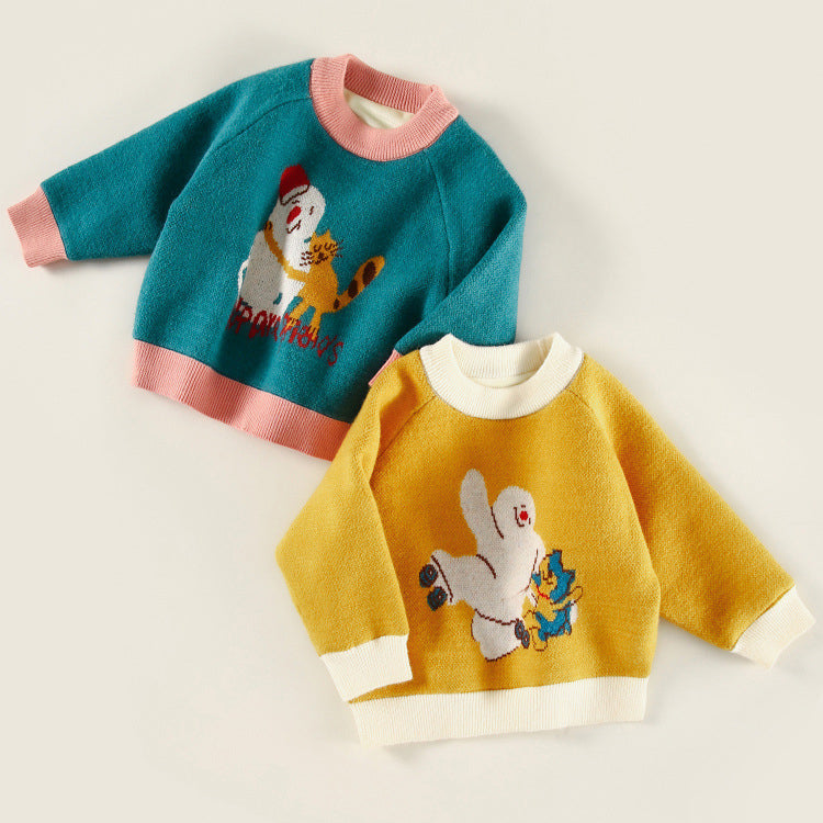 Baby Kid Unisex Cartoon Sweaters Knitwear Wholesale 221025435