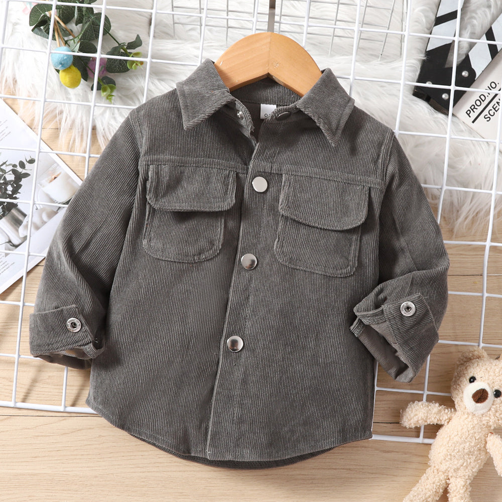 Baby Kid Unisex Solid Color Shirts Wholesale 221214365