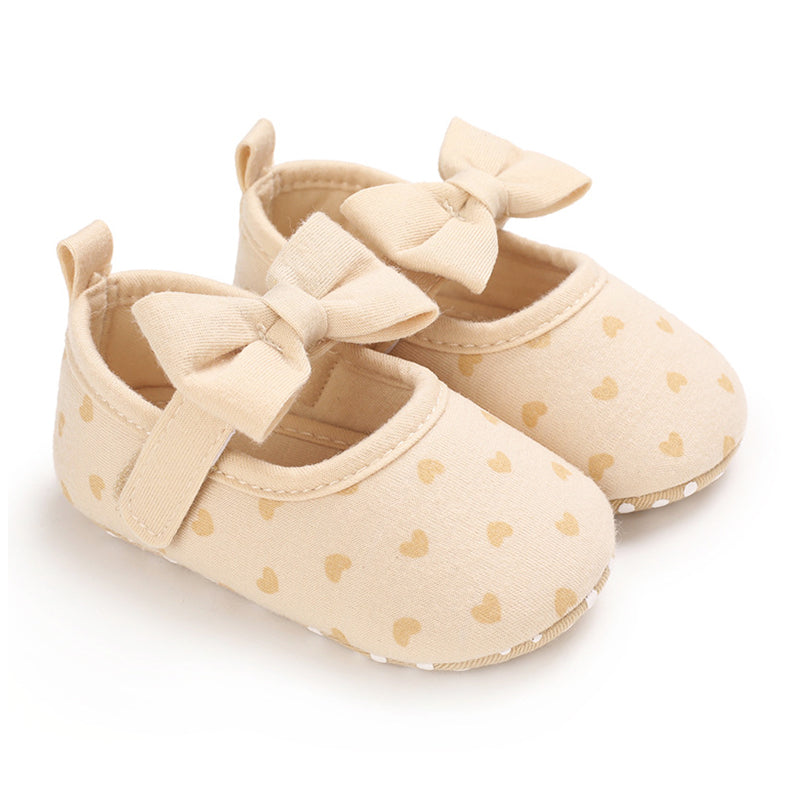 Baby Girl Love Heart Star Bow Shoes Wholesale 75665067