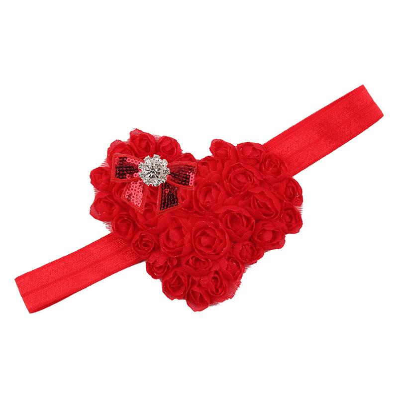 Bow Love Heart Baby Headband Wholesale 13641767