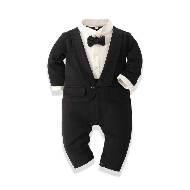 Baby Boy Party Wear Bow Tie Tuxedo
