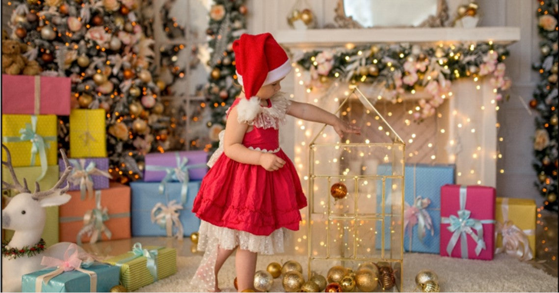 Cute Christmas attire for baby girl 
