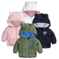 Load image into Gallery viewer, Baby Girls Boys Solid Color Embroidered Jackets Outwears Wholesale 04366497
