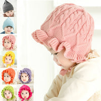 Load image into Gallery viewer, Baby Ruffle Knit Hat Wholesale 07905751
