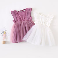 Load image into Gallery viewer, Baby Kid Girls Solid Color Dresses Wholesale 22051027
