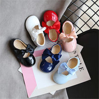Load image into Gallery viewer, Baby Kid Girls Solid Color Bow Shoes Wholesale 22061327
