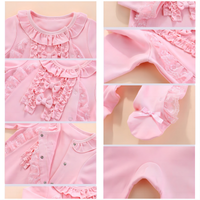 Load image into Gallery viewer, Baby Girls Solid Color Jumpsuits And Accessories Hats Wholesale 176916464
