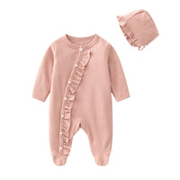 Load image into Gallery viewer, Baby Girls Solid Color Jumpsuits Wholesale 182116488
