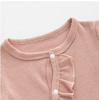 Load image into Gallery viewer, Baby Girls Solid Color Jumpsuits Wholesale 182116488
