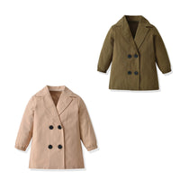 Load image into Gallery viewer, Baby Kid Girls Solid Color Coats Jackets Outwears Wholesale 19999289
