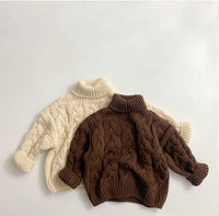Load image into Gallery viewer, Baby Kid Unisex Solid Color Crochet Sweaters Wholesale 220914349
