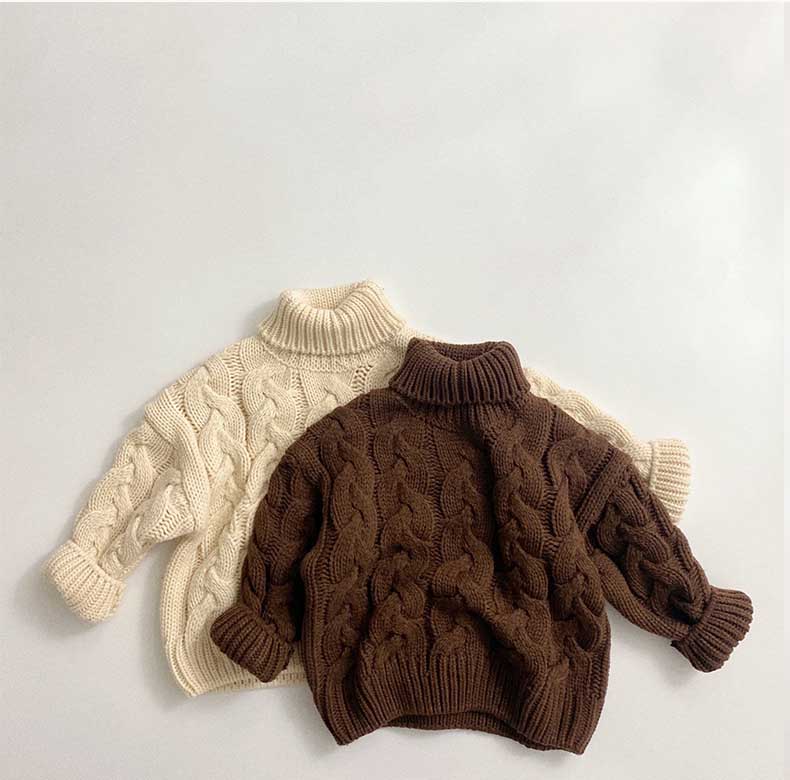 Baby Kid Unisex Solid Color Crochet Sweaters Wholesale 220914349