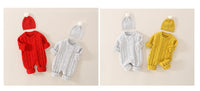 Load image into Gallery viewer, Baby Unisex Solid Color Crochet Knitwear Jumpsuits Wholesale 220819219
