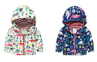 Load image into Gallery viewer, Baby Kid Unisex Dinosaur Cartoon Print Jackets Outwears Wholesale 22110713
