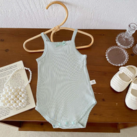 Load image into Gallery viewer, Baby Girls Solid Color Rompers Wholesale 240409280
