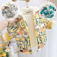 Load image into Gallery viewer, Baby Kid Unisex Letters Love heart Animals Cartoon Print Jackets Outwears Wholesale 2111251127
