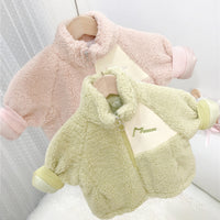 Load image into Gallery viewer, Baby Kid Girls Solid Color Letters Embroidered Jackets Outwears Wholesale 21112535
