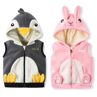 Load image into Gallery viewer, Baby Kid Girls Boys Letters Animals Cartoon Expression Embroidered Vests Waistcoats Wholesale 211203411
