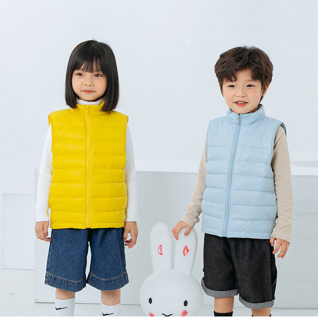 Kid Unisex Solid Color Vests&Waistcoats Wholesale 211207228