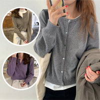 Load image into Gallery viewer, Women Solid Color Cardigan Wholesale 2112222390
