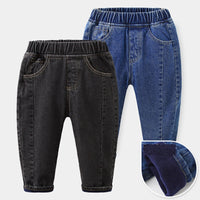 Load image into Gallery viewer, Kid Boys Solid Color Jeans Wholesale 25358362
