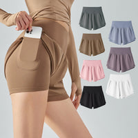 Load image into Gallery viewer, Women Solid Color Sports Shorts Wholesale 220224146

