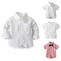 Load image into Gallery viewer, Baby Kid Big Kid Boys Solid Color Shirts Wholesale 220302397
