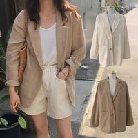 Load image into Gallery viewer, Women Solid Color Blazers Wholesale 220307601
