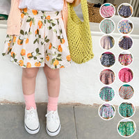 Load image into Gallery viewer, Baby Kid Girls Flower Fruit Print Shorts Wholesale 220317441

