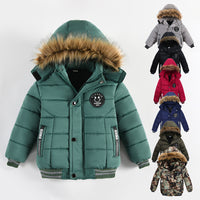Load image into Gallery viewer, Baby Kid Boys Letters Camo Expression Jackets Outwears Wholesale 22032209
