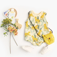 Load image into Gallery viewer, Baby Kid Girls Boys Animals Cartoon Print Rompers Wholesale 220322184
