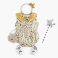 Load image into Gallery viewer, Baby Kid Girls Flower Print Rompers Wholesale 22032235
