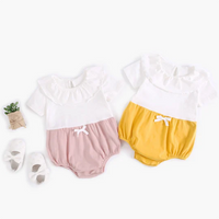 Load image into Gallery viewer, Baby Kid Girls Bow Rompers Wholesale 22032239
