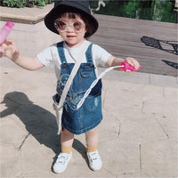 Load image into Gallery viewer, Baby Kid Girls Solid Color Dresses Wholesale 22032812
