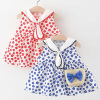 Load image into Gallery viewer, Baby Kid Girls Flower Print Dresses Wholesale 220330470
