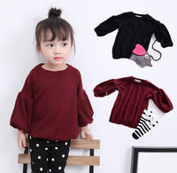 Load image into Gallery viewer, Baby Kid Girls Solid Color Tops Wholesale 22040222
