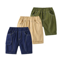 Load image into Gallery viewer, Kid Boys Solid Color Shorts Wholesale 220407241

