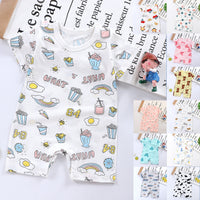 Load image into Gallery viewer, Baby Girls Boys Cartoon Print Rompers Wholesale 220412339
