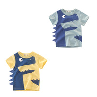 Load image into Gallery viewer, Baby Kid Unisex Dinosaur T-Shirts Wholesale 22041426
