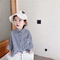 Load image into Gallery viewer, Baby Kid Unisex Checked Shirts Wholesale 220418150
