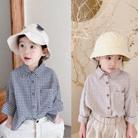 Load image into Gallery viewer, Baby Kid Unisex Checked Shirts Wholesale 220418150
