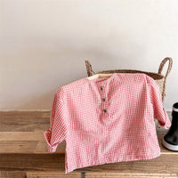 Load image into Gallery viewer, Baby Kid Unisex Checked Shirts Wholesale 220418300
