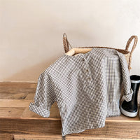 Load image into Gallery viewer, Baby Kid Unisex Checked Shirts Wholesale 220418300
