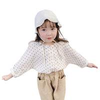 Load image into Gallery viewer, Baby Kid Girls Polka dots Print Tops Wholesale 22041874
