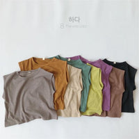 Load image into Gallery viewer, Baby Kid Unisex Solid Color Tank Tops Wholesale 220422317
